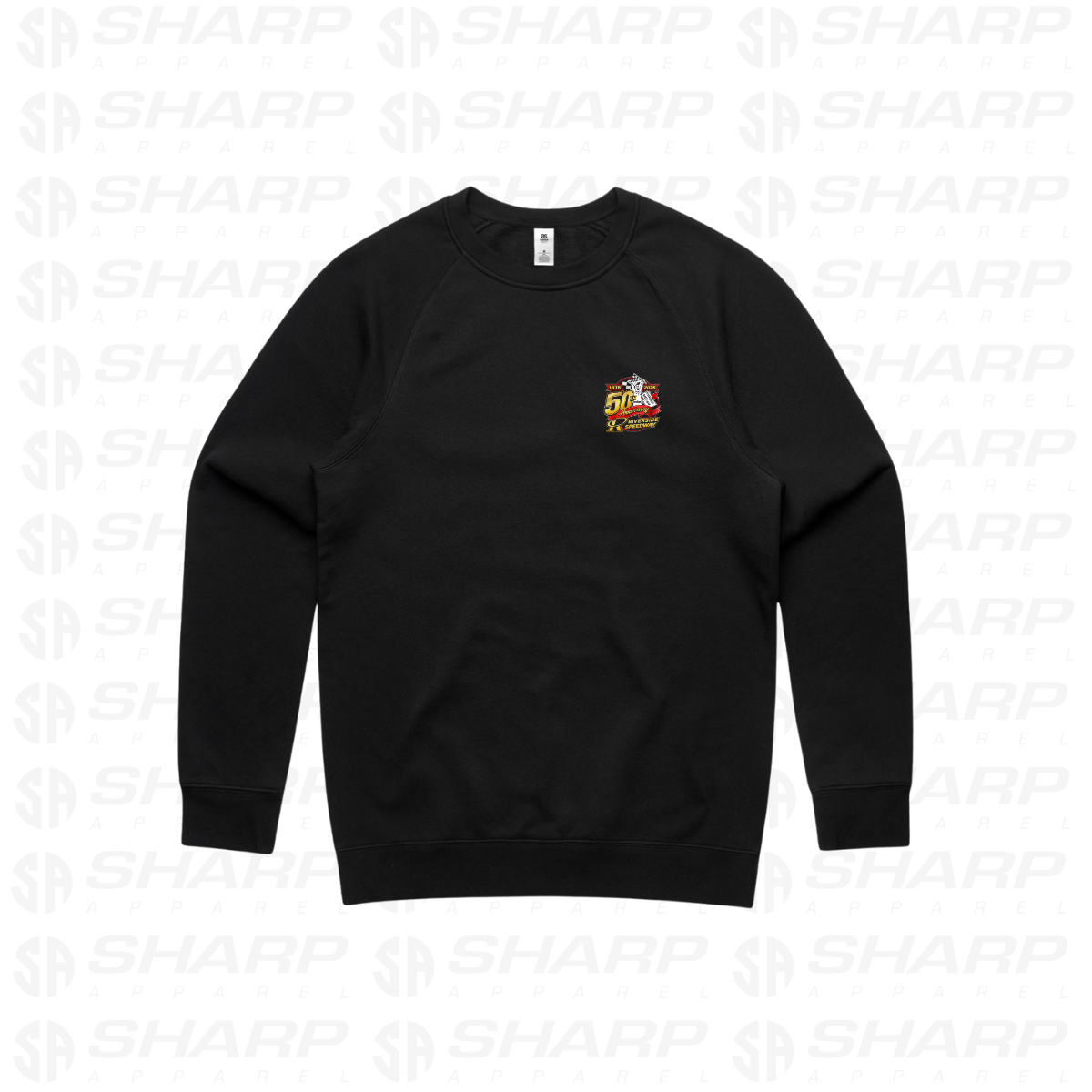 Riverside Speedway 50th - Adults Crew Neck