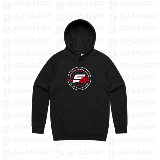 Sharp Apparel Badge - Adults Hoodie