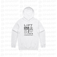 Female Skull Lift One More Rep - White - Front Design - Adults Hoodie