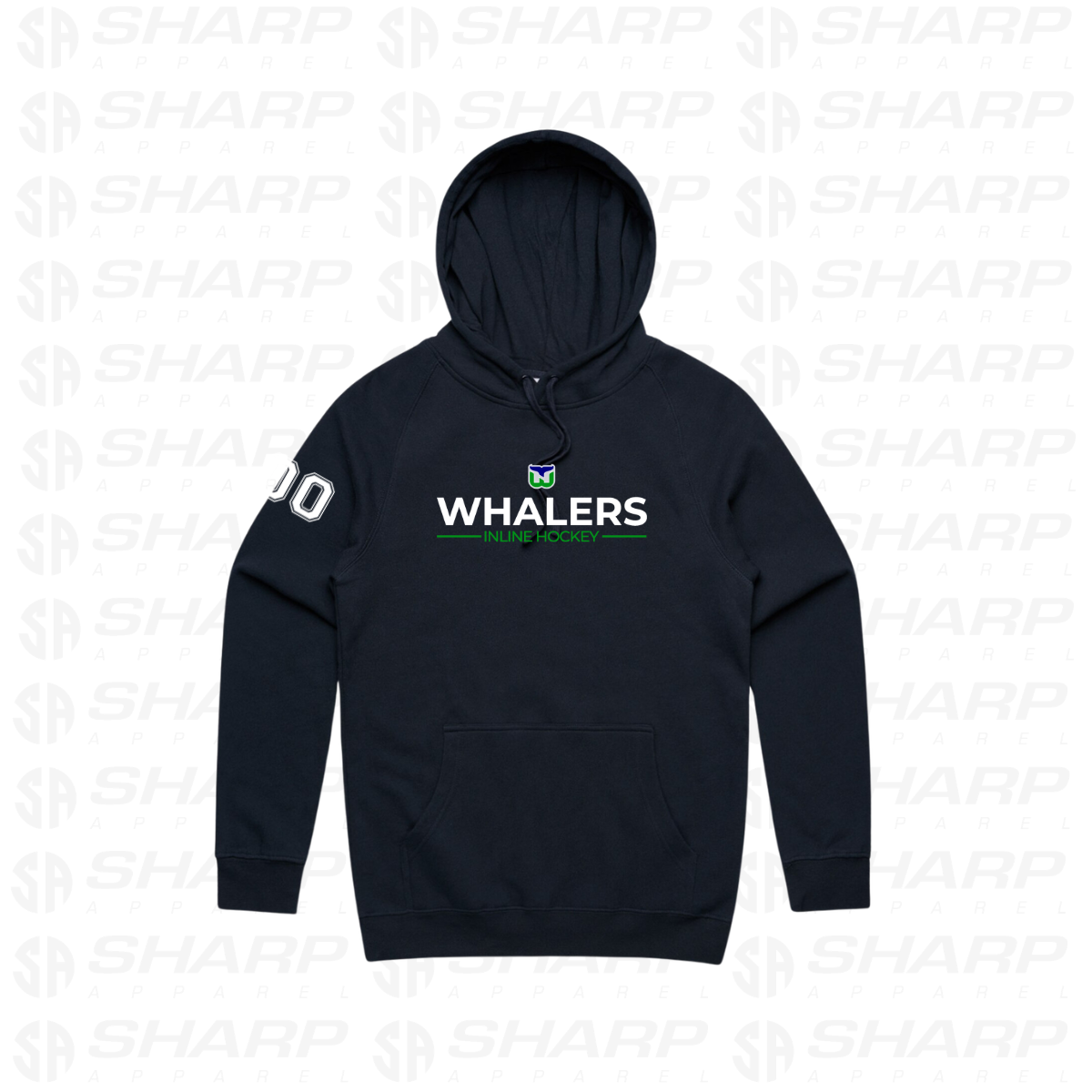 Whalers Modern - Adults Hoodie