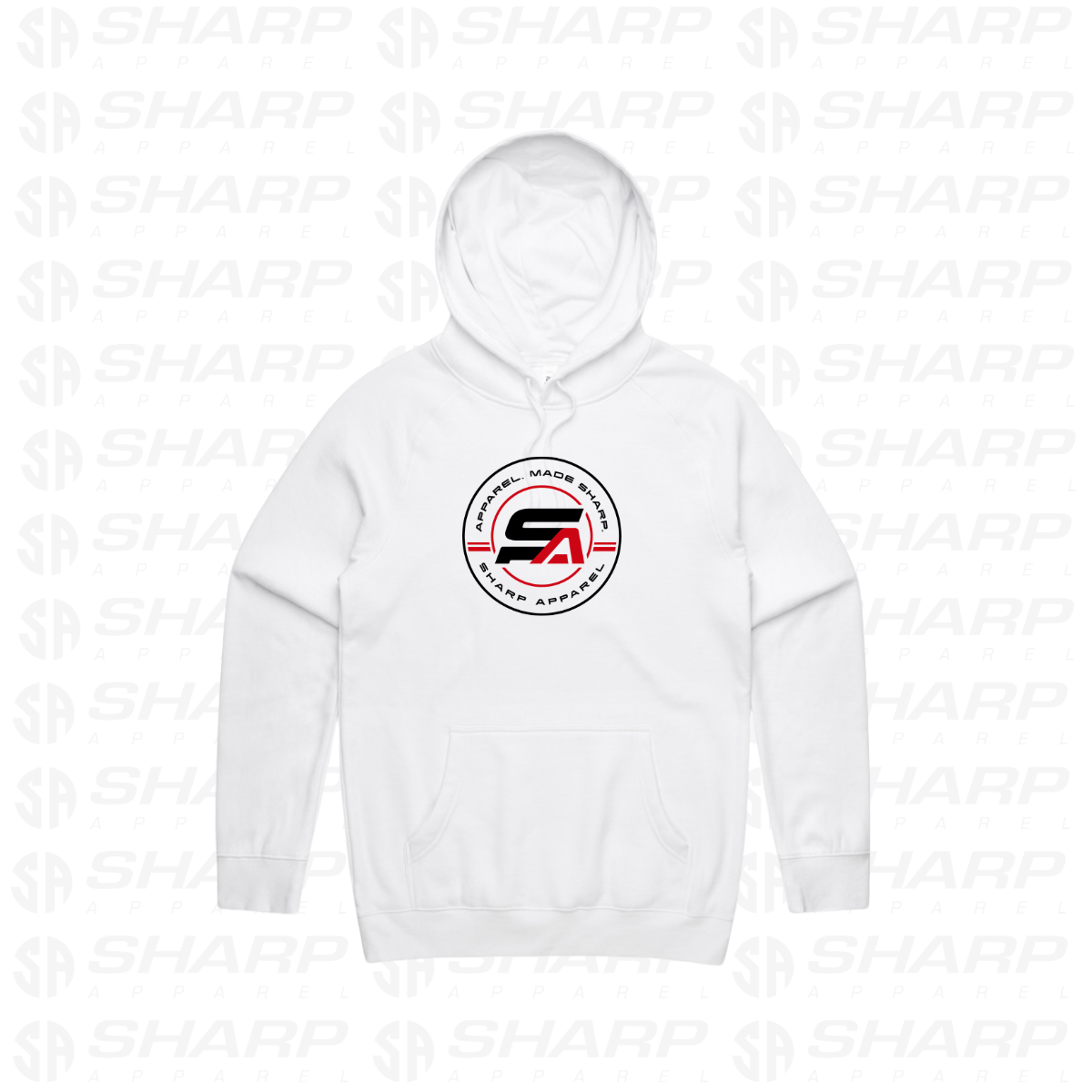 Sharp Apparel Badge - Adults Hoodie