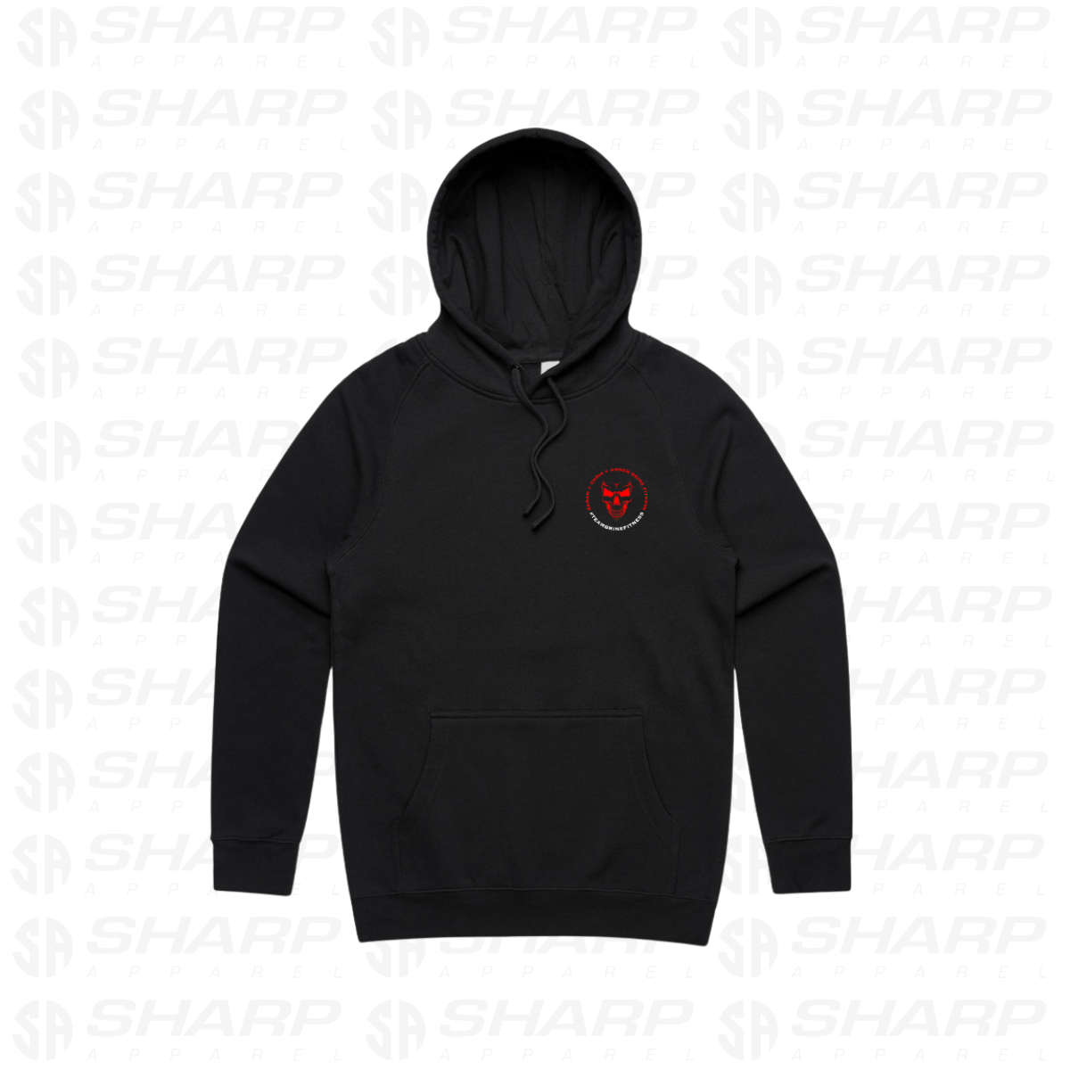 Male Skull Lift One More Rep - Adults Hoodie