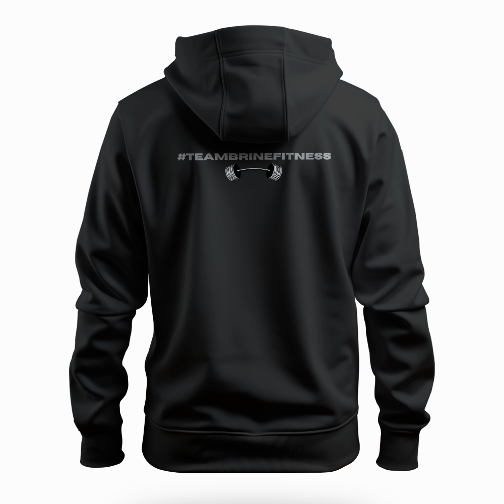 Female Skull Lift One More Rep or Die Trying Hoodie - Red Front Design