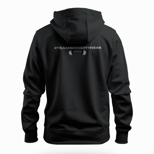 Female Skull Lift One More Rep or Die Trying Hoodie - Red Front Design