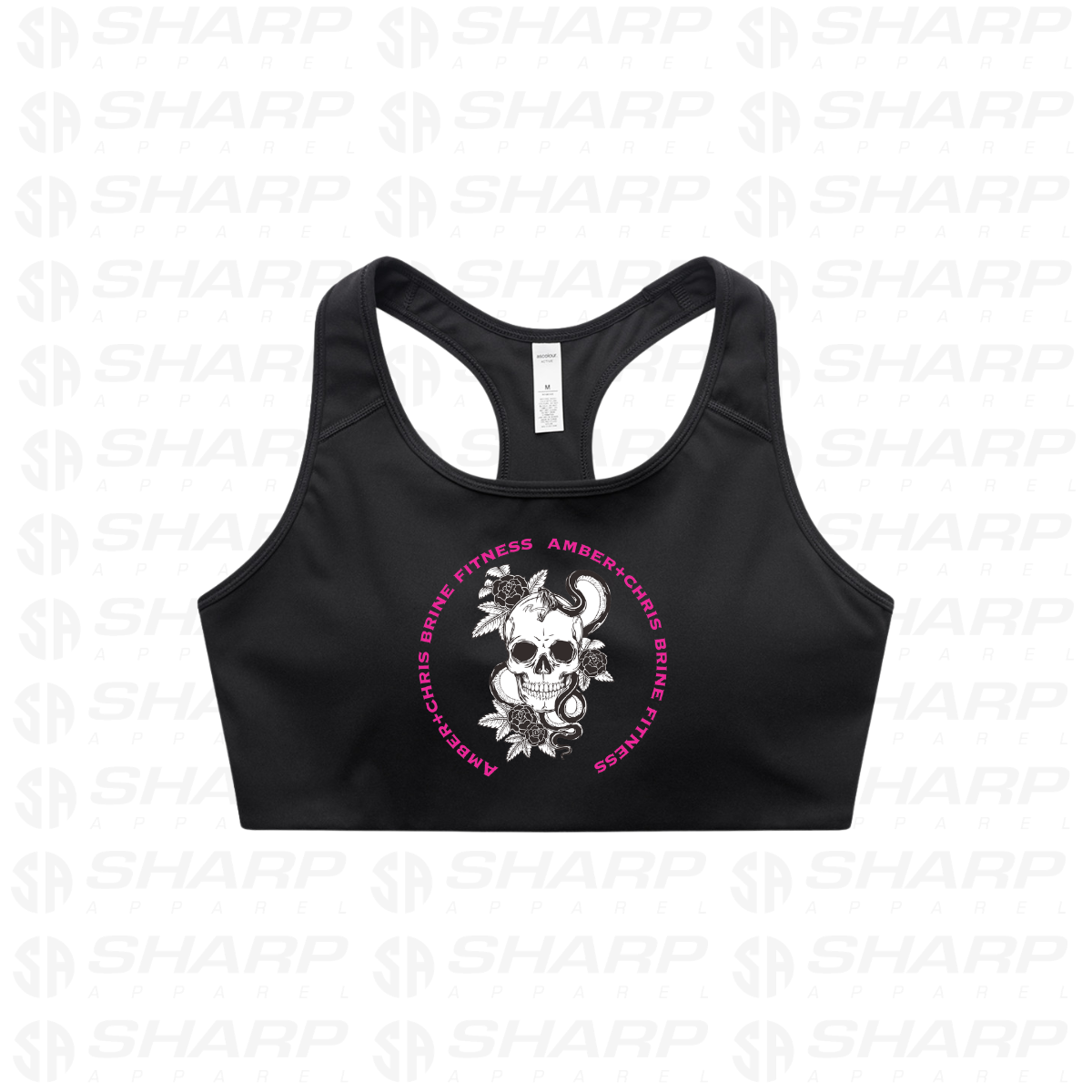 Skull - Women's Active Bra Top