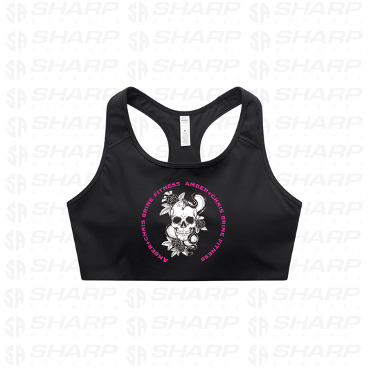 Skull - Women's Active Bra Top