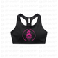 Female Skull - Women's Active Bra Top