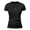 Barbell and Beyond Women's Chest Logo Shadow T-Shirt