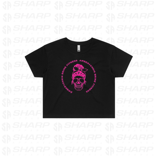 Female Skull - Crop Tee