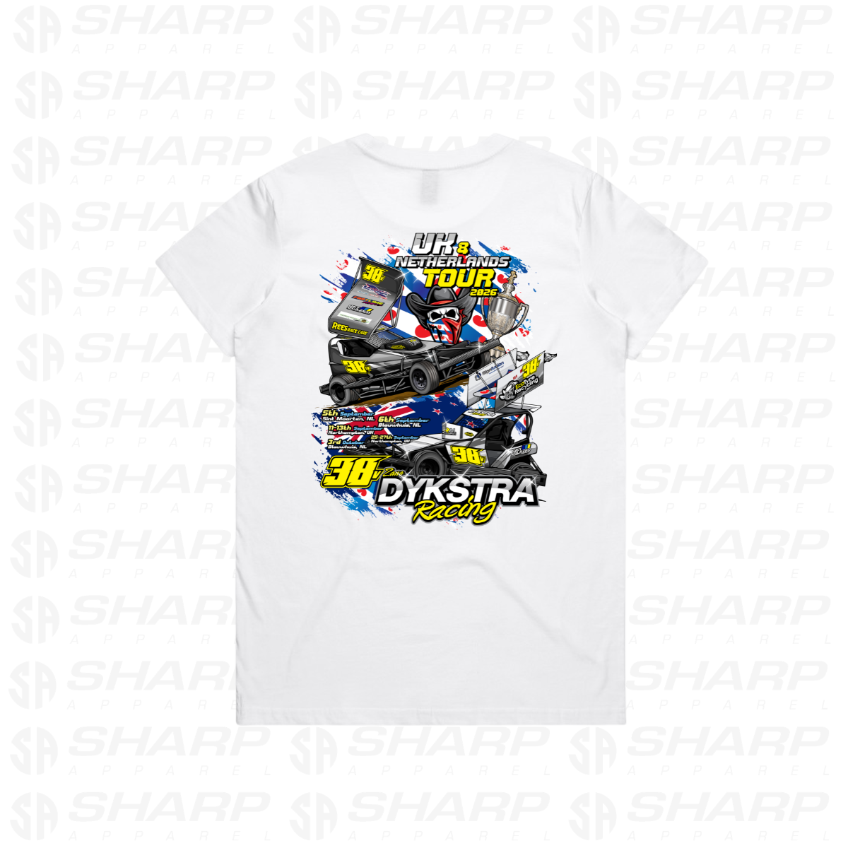 Zane Dykstra UK & NL Tour 26 - Women's Tee