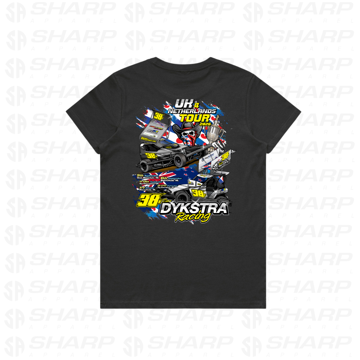 Zane Dykstra UK & NL Tour 26 - Women's Tee