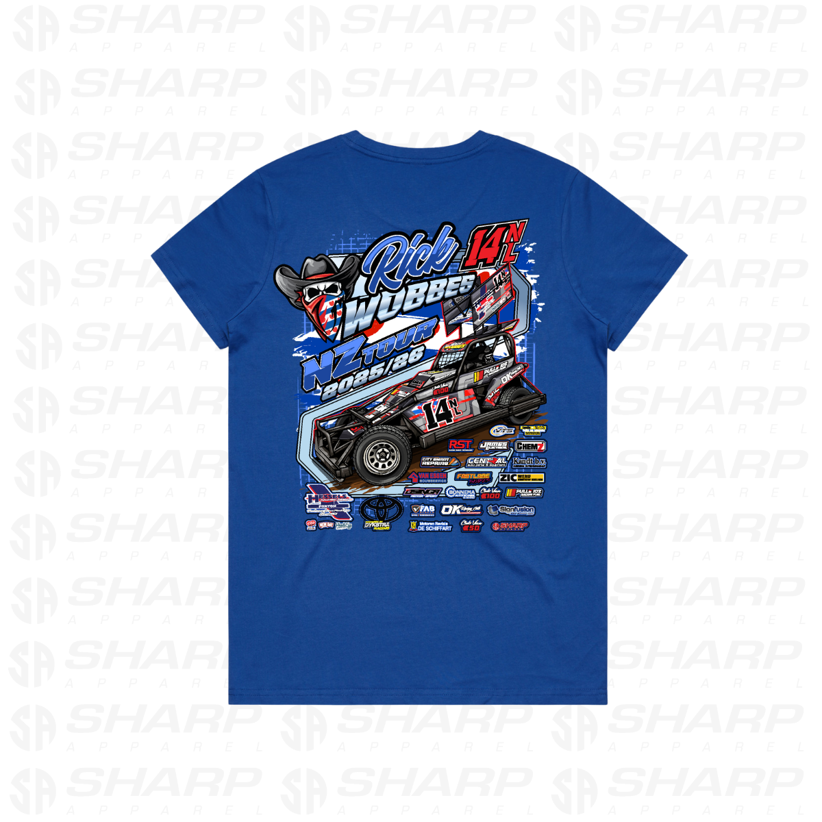 14nl Rick Wobbes NZ Tour 2025/26 - Women's Tee