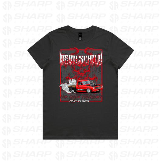 Devilschild Burnout Ute - Women's Tee