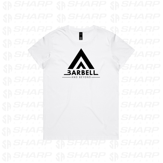 Barbell and Beyond Chest Logo - Women's Tee