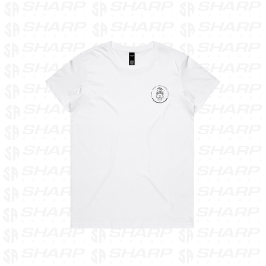 Female Skull Lift One More Rep -  White - Women's Tee