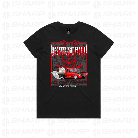 Devilschild Burnout Ute - Women's Tee