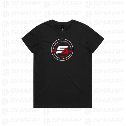 Sharp Apparel Badge - Women's Tee