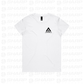 Barbell and Beyond Pocket Logo - Women's Tee