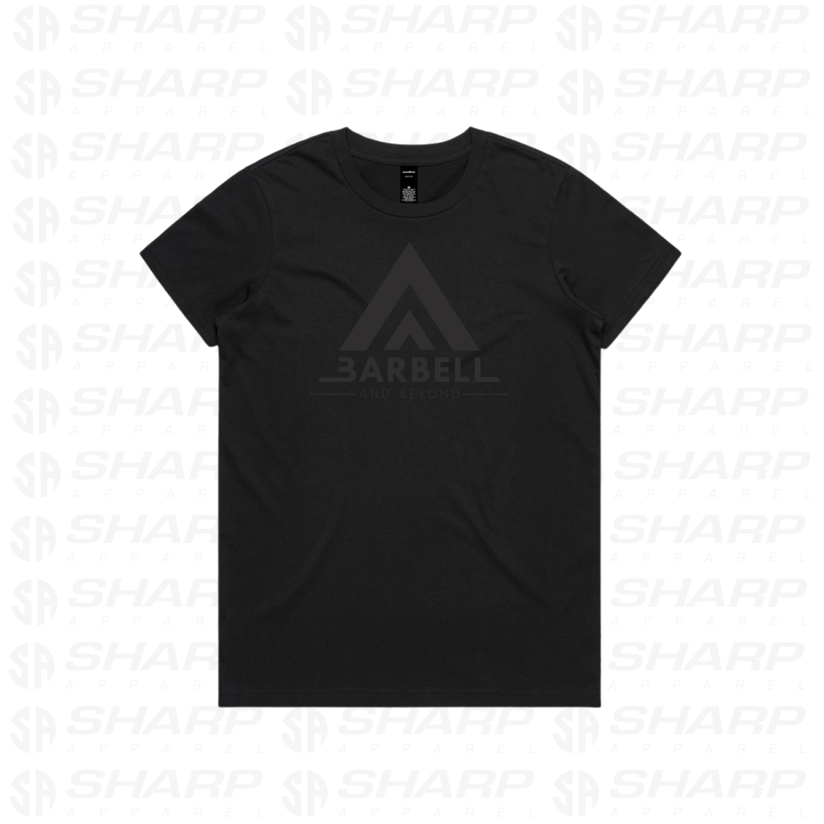 Barbell and Beyond Shadow Chest Logo - Women's Tee