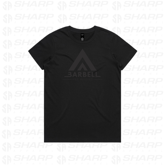 Barbell and Beyond Shadow Chest Logo - Women's Tee