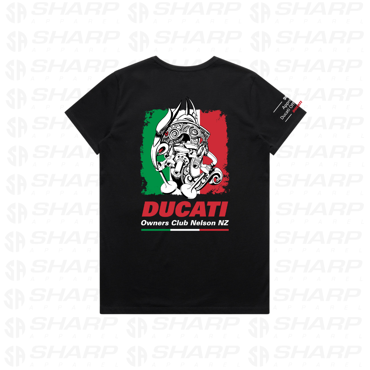Nelson Ducati Owners Club - Women's V Neck Tee