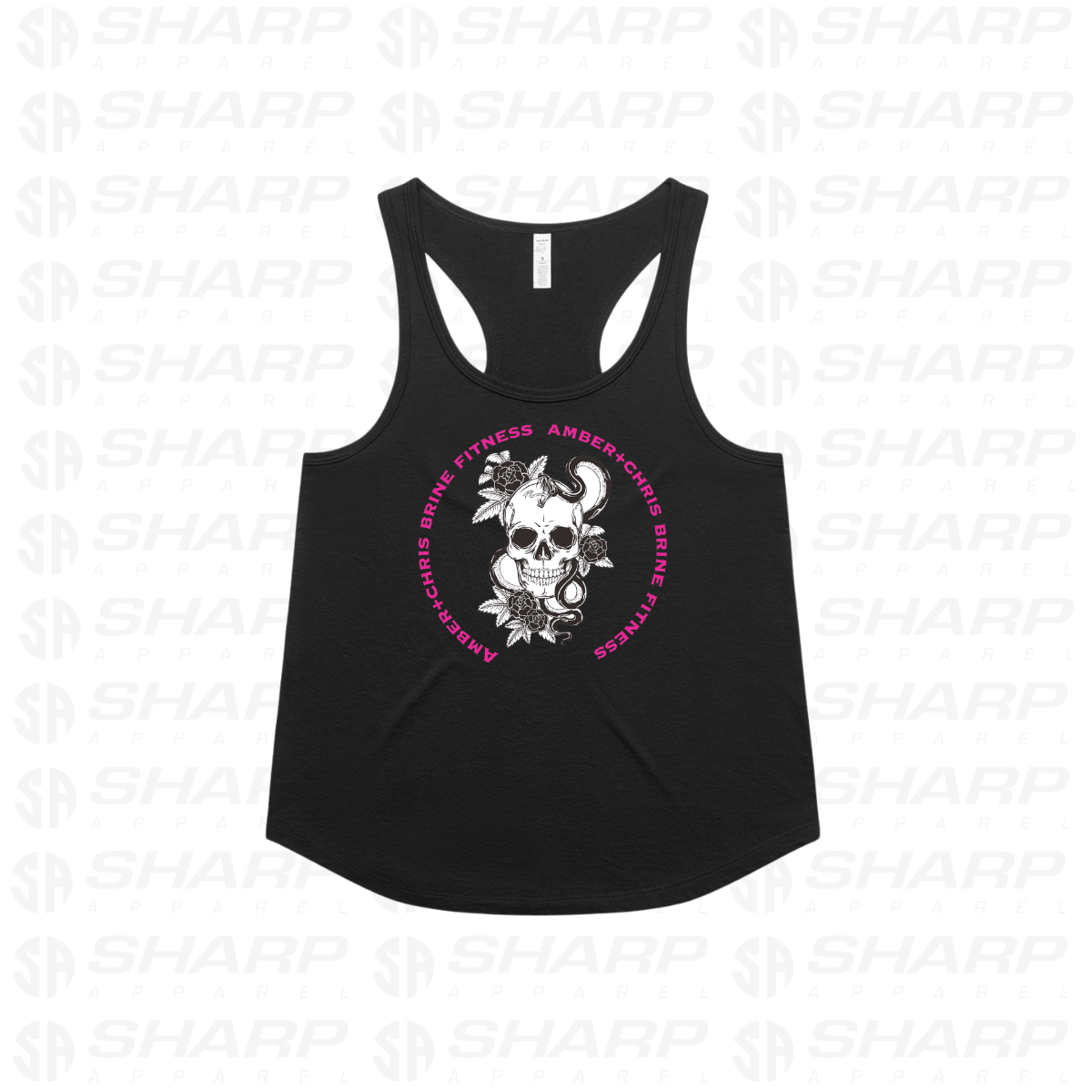 Skull - Women's Active Blend Racerback