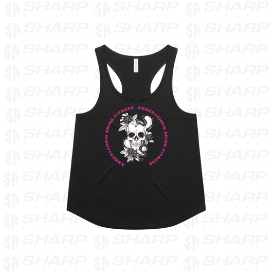 Skull - Women's Active Blend Racerback