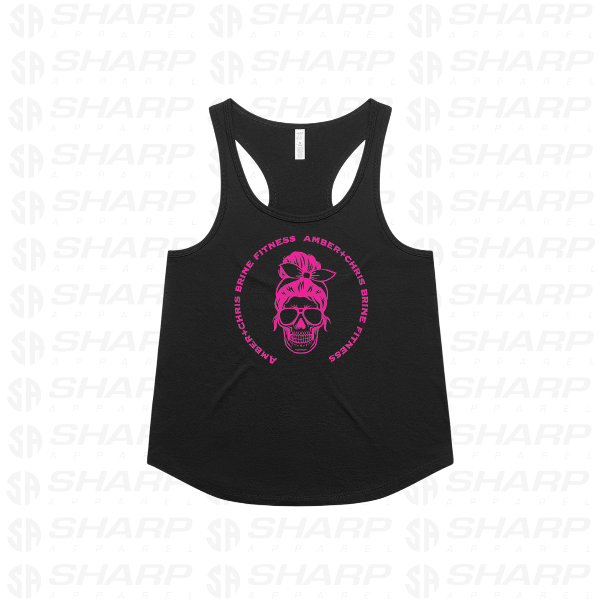 Female Skull - Women's Active Blend Racerback