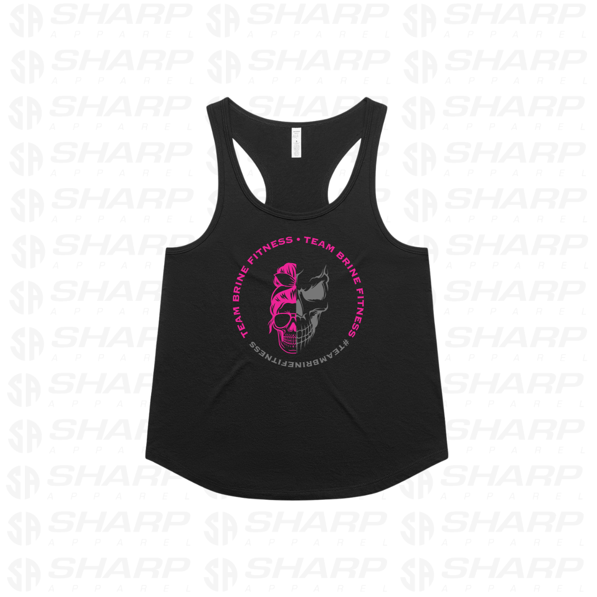 Split Skull - Women's Active Blend Racerback