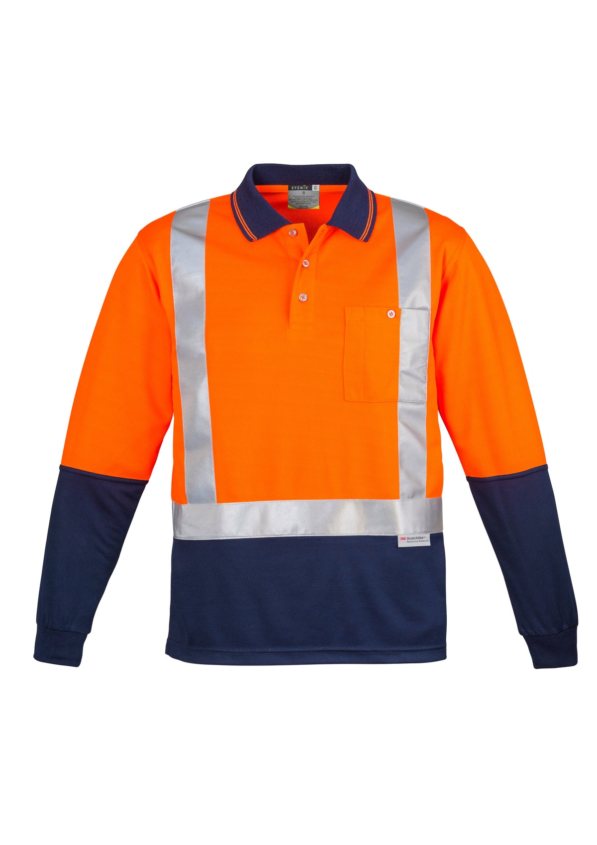 Orange/Navy
