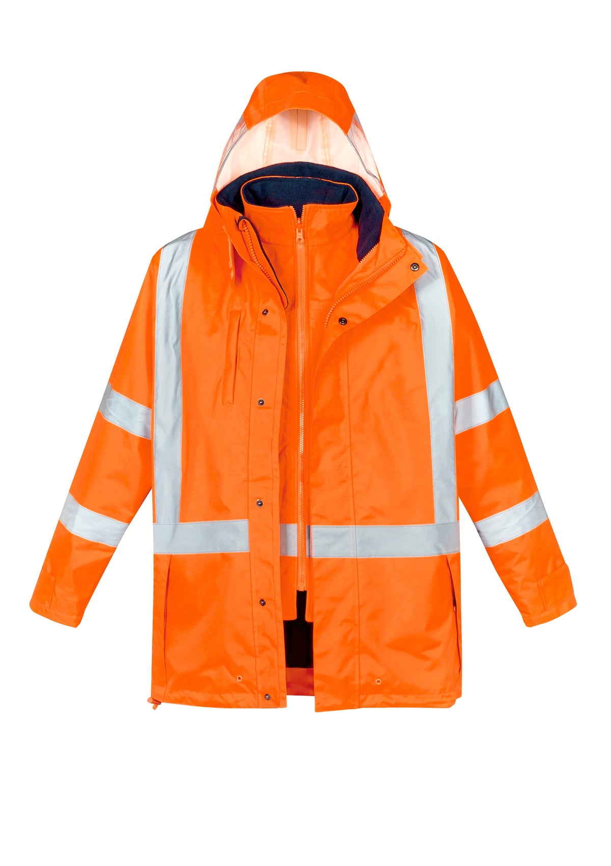 Orange/Navy