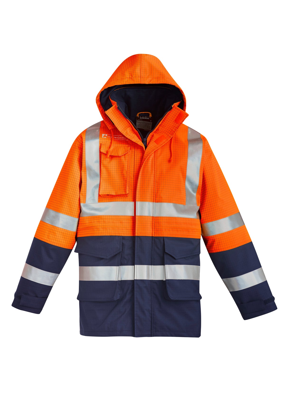 Orange/Navy