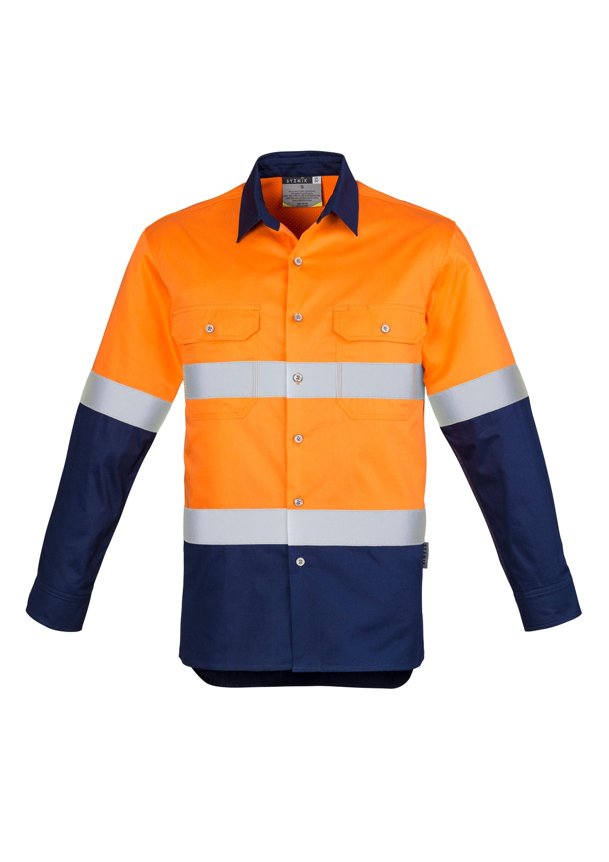 Orange/Navy