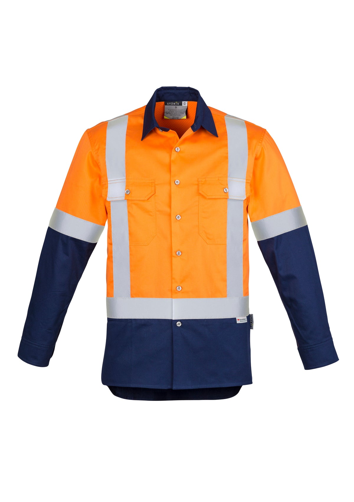 Orange/Navy