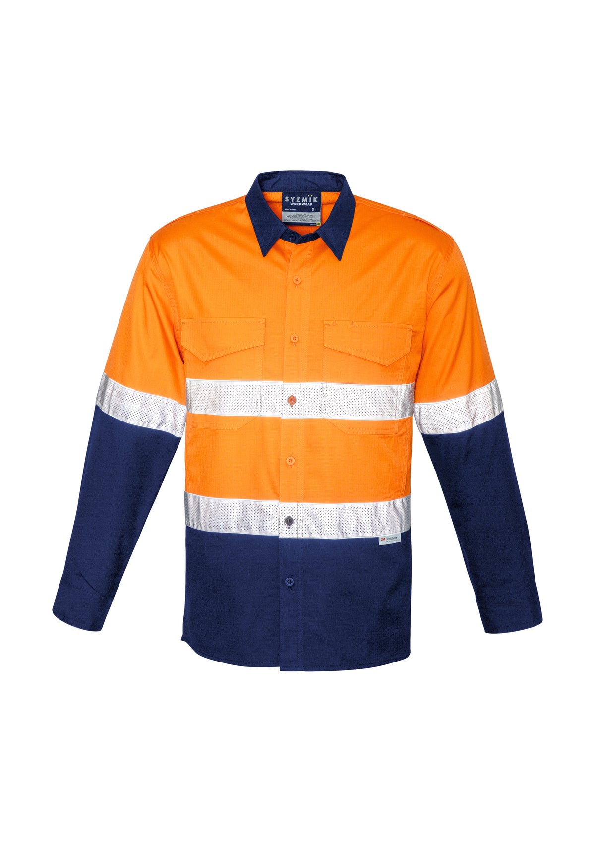 Orange/Navy