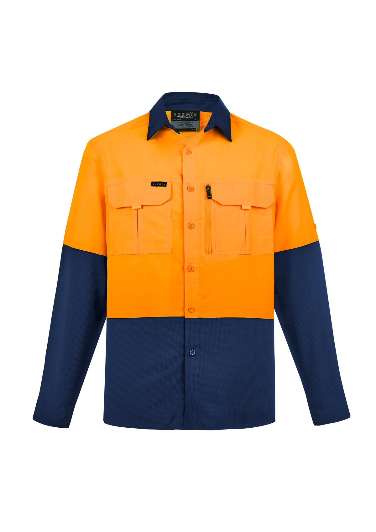 Orange/Navy