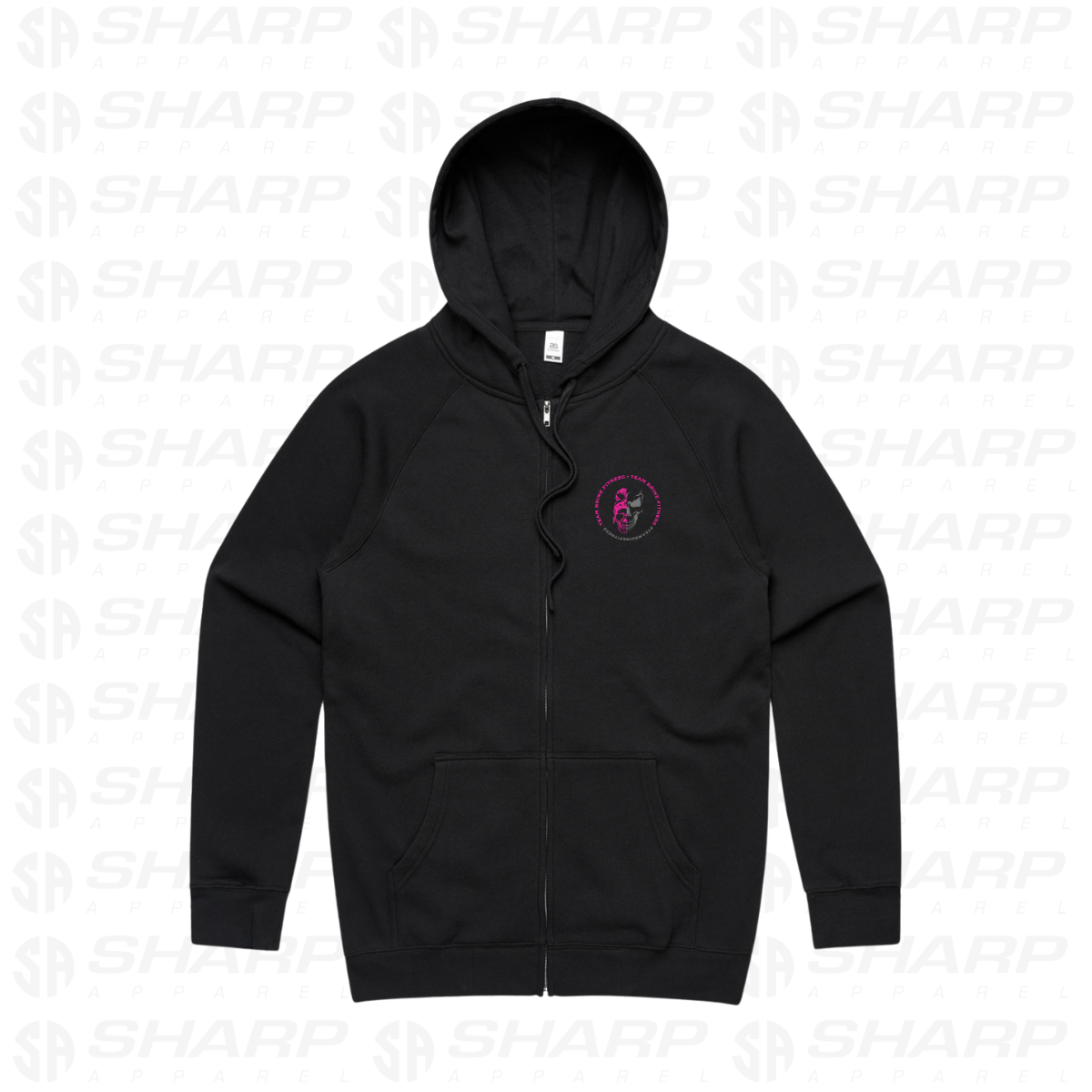 Female Skull Lift One More Rep - Zip Hoodie